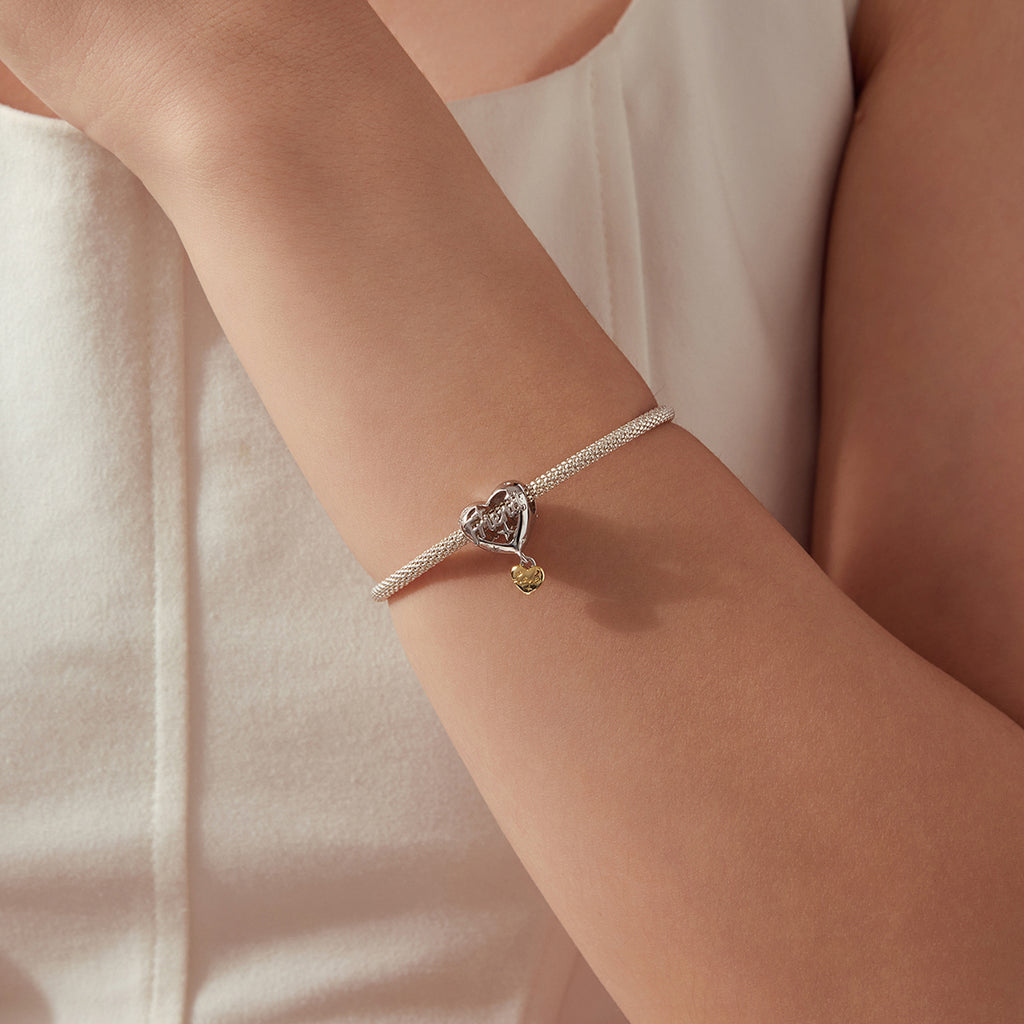 Friendship Heart Charm
