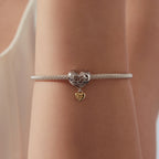Sister Love Heart Charm