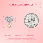 Family Love Heart Charm