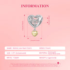 Mother Love Heart Charm