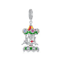 Spinning Reindeer Christmas Pendant