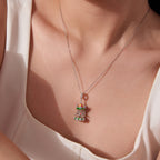 Spinning Reindeer Christmas Pendant
