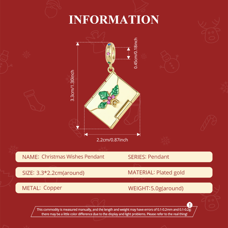Christmas Wishes Pendant