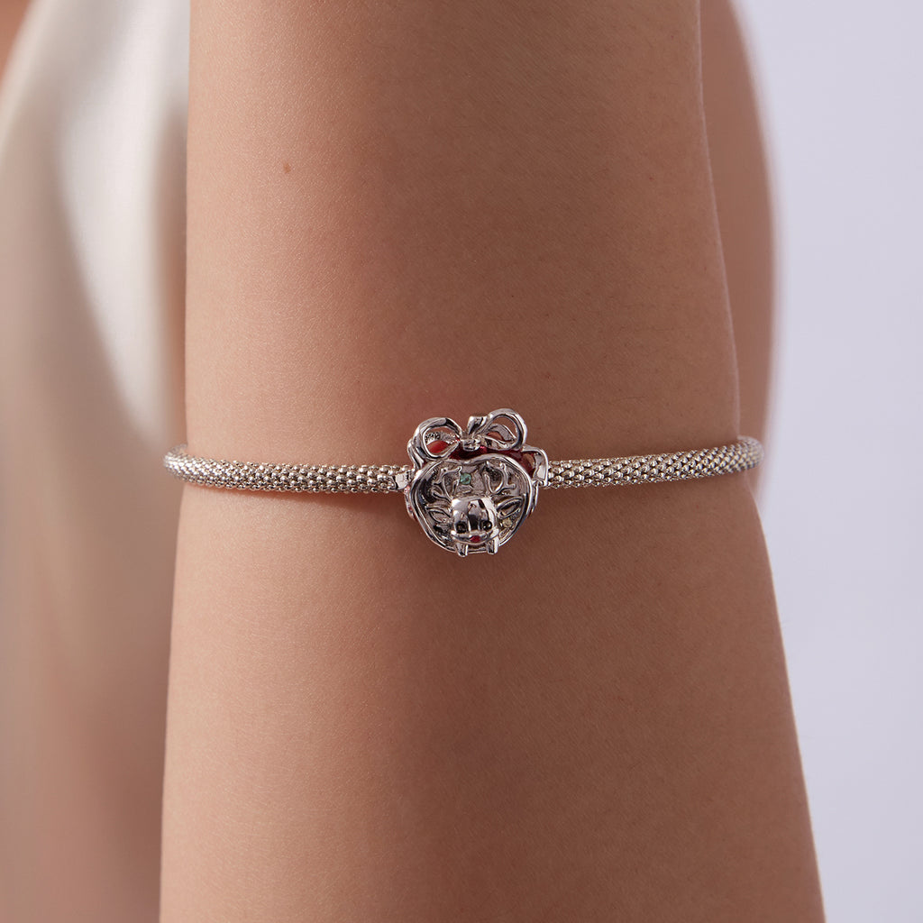 Apple Reindeer Charm