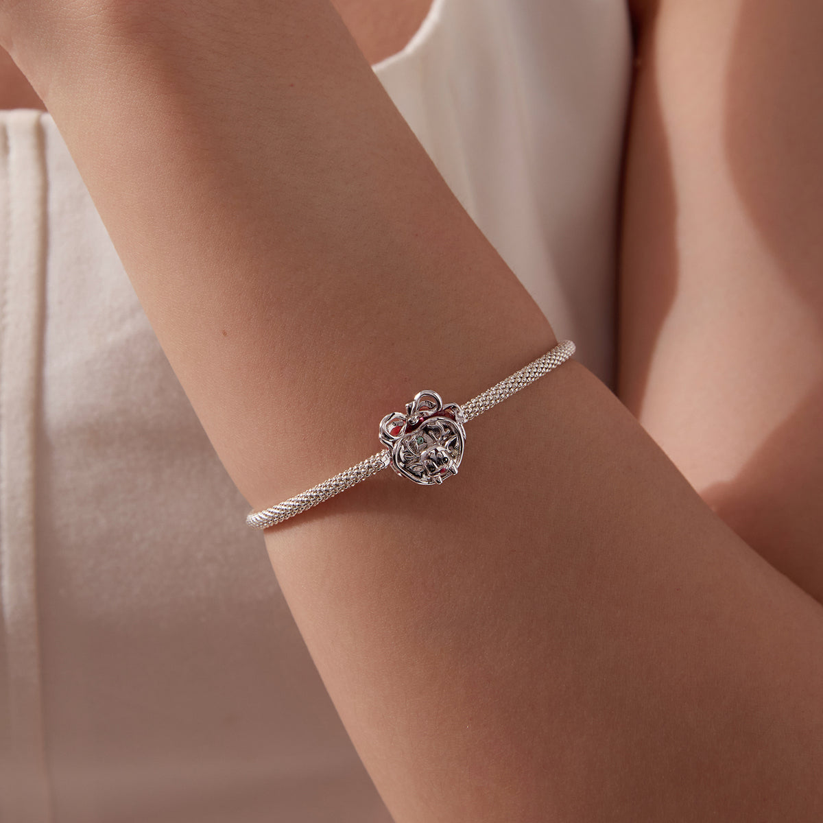 Apple Reindeer Charm