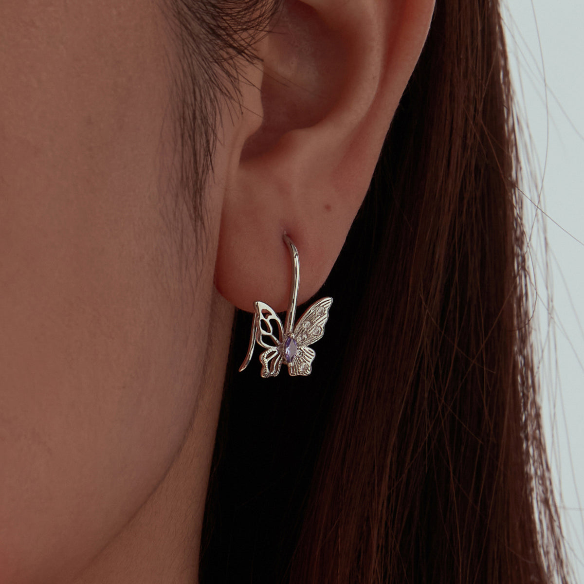 Butterfly Drop Earrings