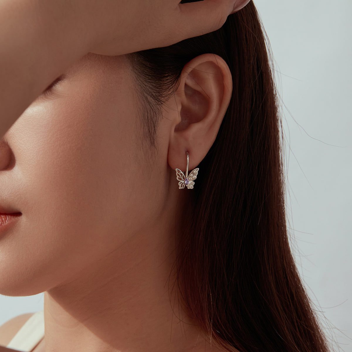 Butterfly Drop Earrings