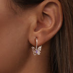 Butterfly Drop Earrings