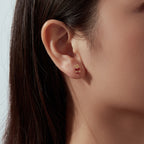 Sacred Heart Stud Earrings