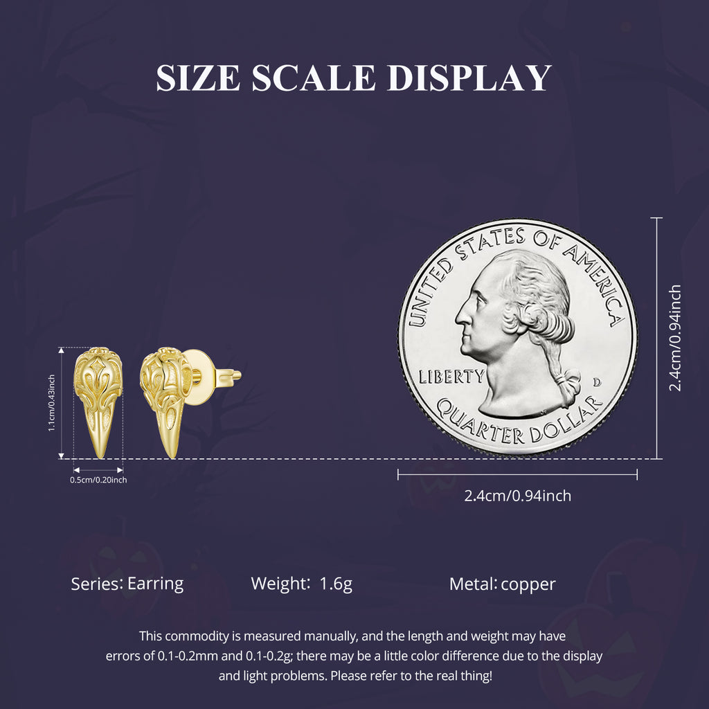 Raven Stud Earrings