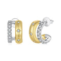 Starlight Double-Layer Stud Earrings