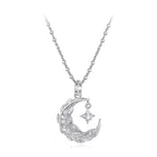Moon & Feather Necklace