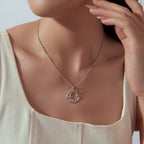 Moon & Feather Necklace