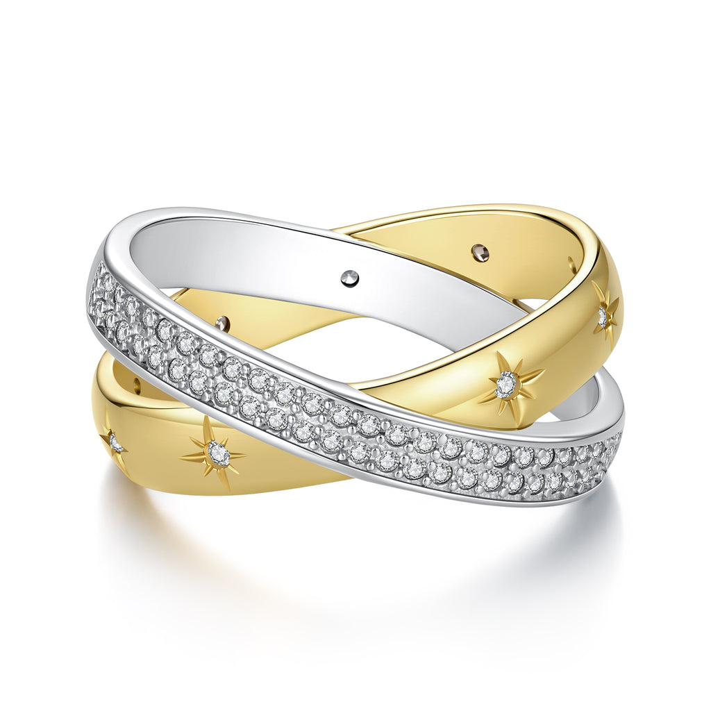 Starlight Double-Layer Ring