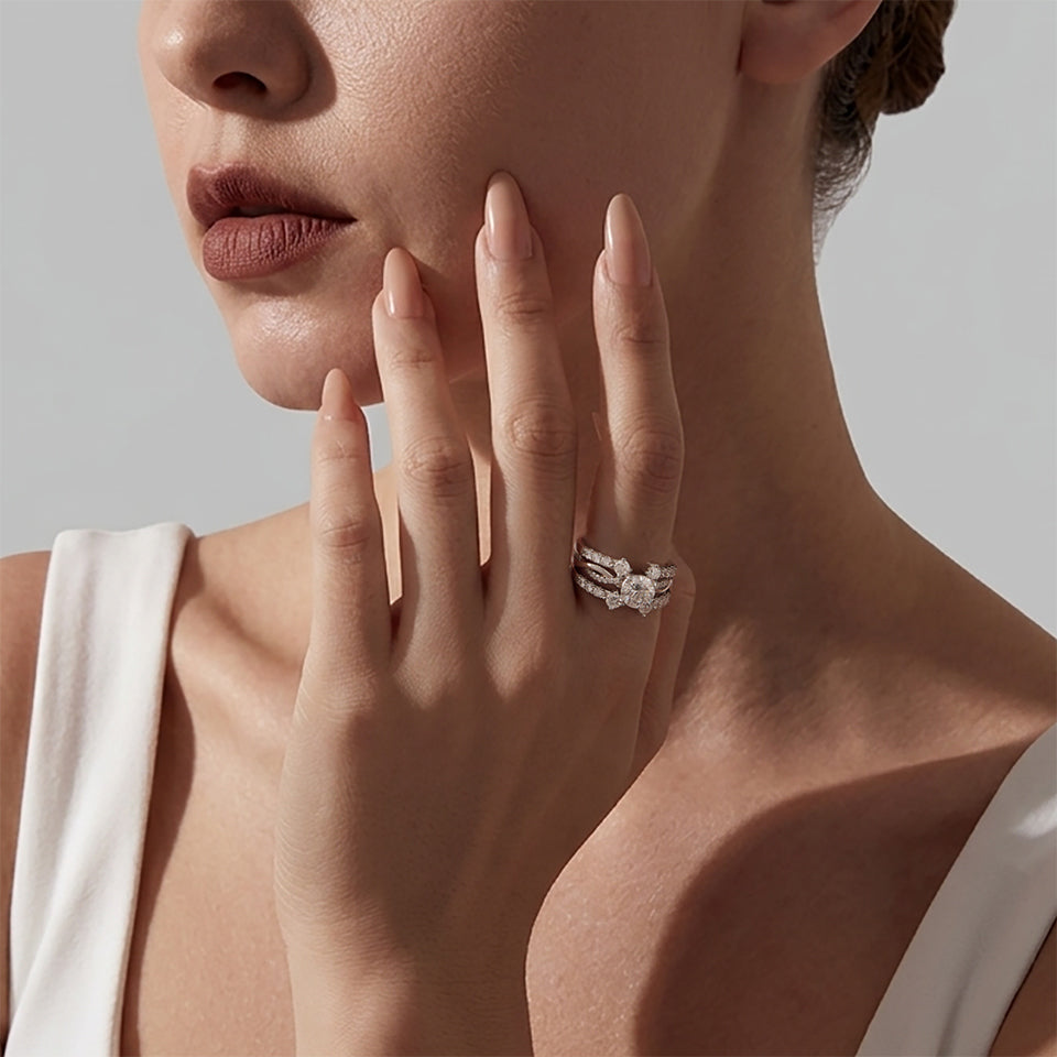 BAMOER Eternal Solitaire Ring