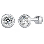 Aurora Brilliance Moissanite Stud Earrings