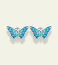 BAMOER Azure Butterfly Earrings
