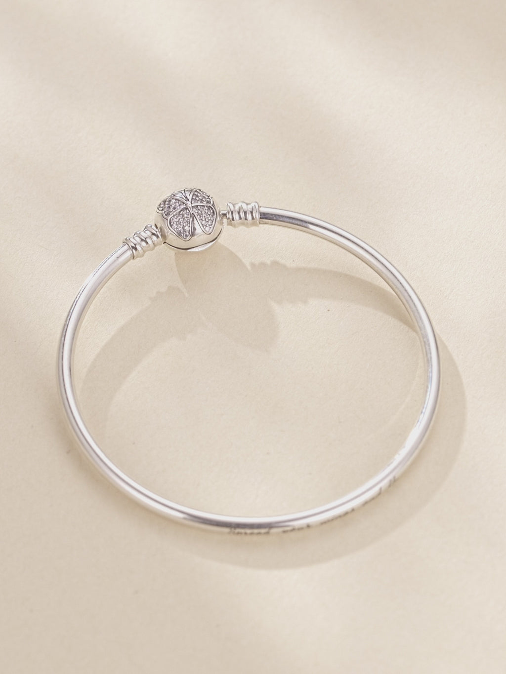 Butterfly Engraved Bangle